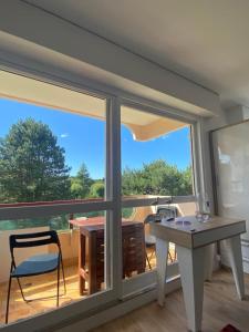 Bright studio near the sea