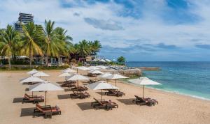 Beach, Crimson Resort and Spa Mactan, Cebu in Cebu
