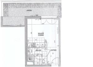 Appartements Studio 23 m2 avec terrasse 16 m2 - Corporate housing ou bail civil travailleur mobilite Residence standing Atlantis Plein Sud : photos des chambres