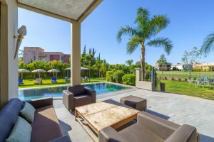 Villa Naciri en plein golf avec vue sur Atlas