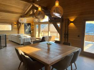 Chalets Chalet Thena, Luxury - 8 personnes avec vue panoramique sur les montagnes : photos des chambres