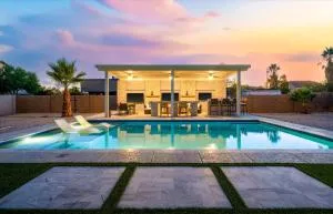 Backyard Oasis Heated Pool Game Room Gazebo - Mountaingate