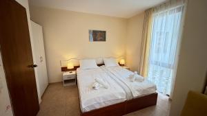 Studio with pool view