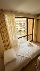 Studio with pool view