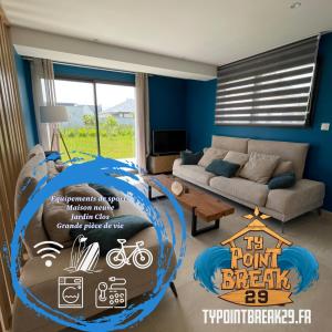 Villas Ker est, Surf House, plage de Pors Carn a pieds : photos des chambres