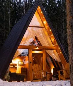 Forest House A Frame - Prozor