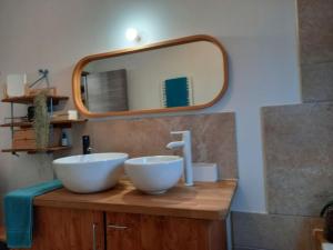 Maisons de vacances Maison moderne avec jardin et jacuzzi : photos des chambres