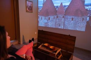 Tout confort ! Ville, Calme, Cinéma privé, Climatisation, Parking, WiFi