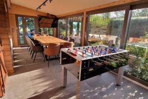 Chalets Petillant Chalet aux 3 etangs avec SPA, Sauna et Veranda : photos des chambres