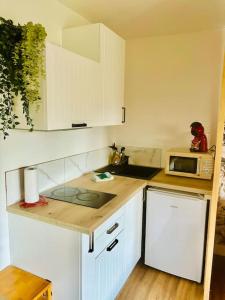 Studio cabine avec terrasse