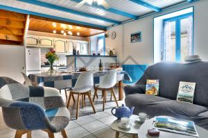 Maisons de vacances LocaLise - M2B - Maison de vacances a la pointe de Lechiagat - Wifi inclus - Draps inclus - Terrain entierement clos - Maison de plain pied : photos des chambres