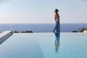 Manto Villas, Heated Pool, Spa Whirlpool, SeaView, By ThinkVilla - Kástellos