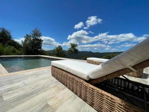 Suite Villa Eden du Belvédère Cévenol - Gîte en Cévennes au calme absolu et vue panoramique - Piscine - Jacuzzi - Only Adult - Classé 5 étoiles