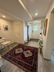 Near commuter train to Stockholm