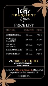 JEMZ Tagaytay Budget Transient