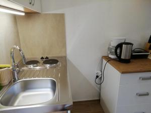 Studio Apartment in Nin with Sea View, Terrace, Air Conditioning, Wi-Fi (4868-1)