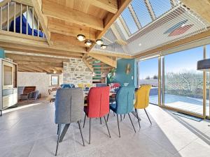 Villas Deux gites a la campagne 14 pers piscine jacuzzi : photos des chambres
