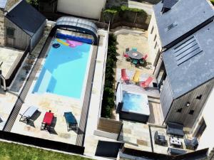 Villas Deux gites a la campagne 14 pers piscine jacuzzi : photos des chambres