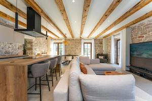 Seafront Villa Draga with heated infinity pool