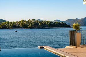 Seafront Villa Draga with heated infinity pool