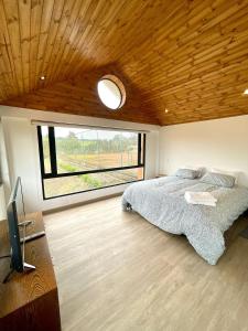 Lujosa Cabaña Represa del Sisga TV Wifi Cocina BBQ