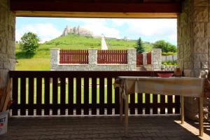 Pension Chalupka ll with a panoramic view of Spiš Castle