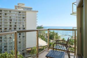 Partial Ocean View Room room in Aston Waikiki Circle Hotel