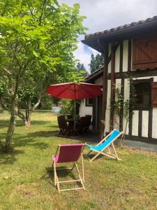 Maisons de vacances Gite du Maou - Maison avec piscine : photos des chambres