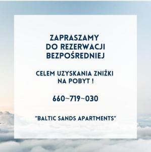 5 min do Skweru! Baltic Sands Premium Apartments - Free Parking