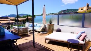Villas Villa avec Rooftop, Jacuzzi & vue mer by Palmazur : photos des chambres