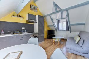 Appartements Domaine du Gros Chene - terrasses avec jacuzzis privatifs : photos des chambres
