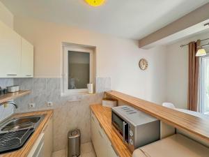 Studio Vesna with a terrace and sea view