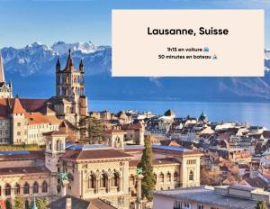 Appartements Cosy et moderne avec Clim - Dent d'Oche : Appartement 1 Chambre avec Terrasse