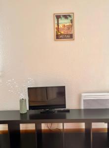 Studio côté plage tout équipé vue sur le Canigou