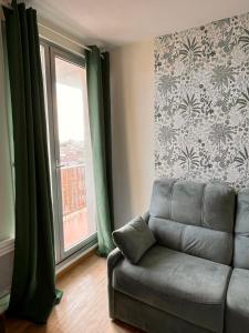 Studio côté plage tout équipé vue sur le Canigou