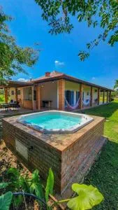 ACASA DO JOAQ U I M, varanda e spa com vista incrível, ar condicionado e roupa de cama e banho entre Porto Feliz, Boituva e Tietê - Boituva