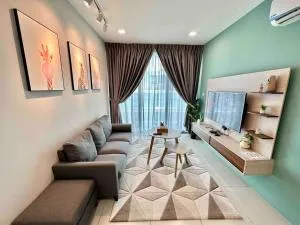 Jk DeLOFTS 02 6Pax 100Mbps 2Bedrooms 1Carpark - Kampong Tabuan