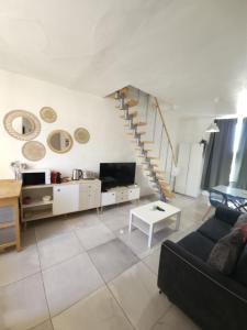 Appartements Escale Chic - Un duplex plein de style a Toulon : photos des chambres