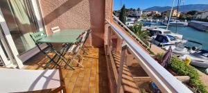 Appartement 2 personnes à la Marina avec superbe vue - Terrasse et parking privé