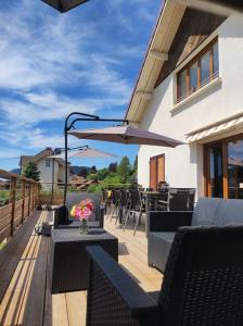 Maisons de vacances Gite Papillon 6 a14 personnes - Jacuzzi : photos des chambres