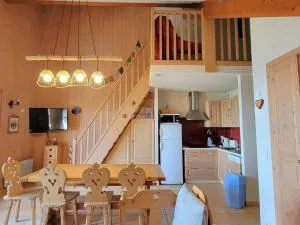 Appartement Duplex 7p - Balcon Sud - Cheminée - WiFi - Parking - Animaux admis - FR-1-393-121 - 圣米舍德谢洛