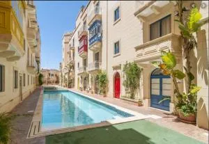 Gozo Ghajnsielem Apartment with large pool - 纳杜尔