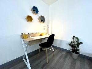 Appartements Cote Cour - Appartement en plein centre-ville & proche des thermes : photos des chambres
