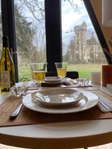 Ecolodges de rêve dans un château de conte de fées