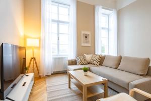 Danube Waterfront View at Chain Bridge