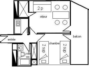 Résidence Le France - 2 Pièces 5 pers - LE FRANCE - 817FR - PLAGNE CENTRE MAE-5124