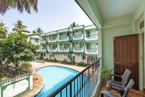 AC 1BHK Pool View 10 Mins Walk To Calangute Beach