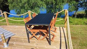 Glamping tälttent - Glampingzelt -Lodge - Sjöutsikt