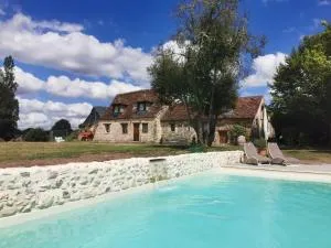 Maison 6 pers Piscine Privée Plazac - Bars