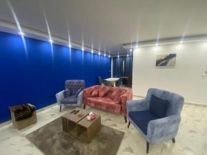 Wonderful two-bedroom apartment balcony in Fanadir aqua park beach